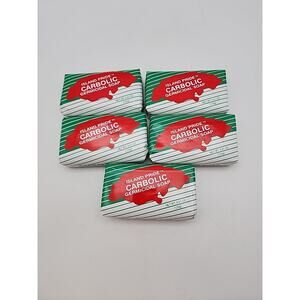 Island Pride Carbolic Germicidal Soap 4.41oz Each Lot of 5 Bars